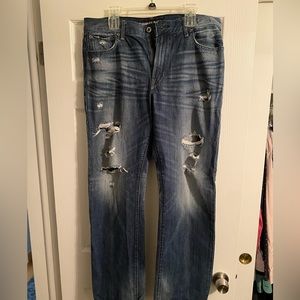 Express - Blake loose fit straight leg jeans 36x34